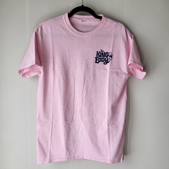 2/$20 The king Eddy pink short-sleeved crew neck tshirt size M - Picture 1 of 6